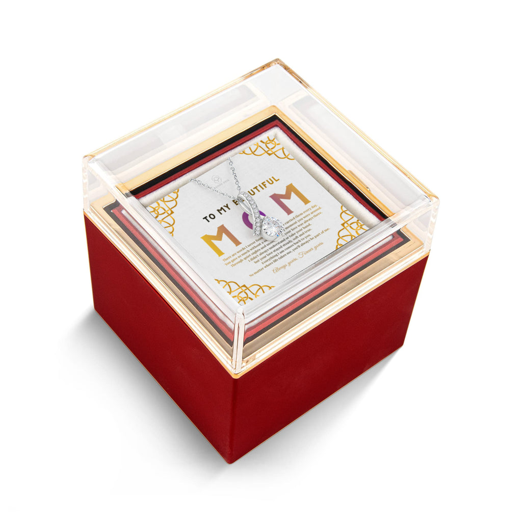 Alluring Beauty Necklace with Rose Box – Mother's Day Gift